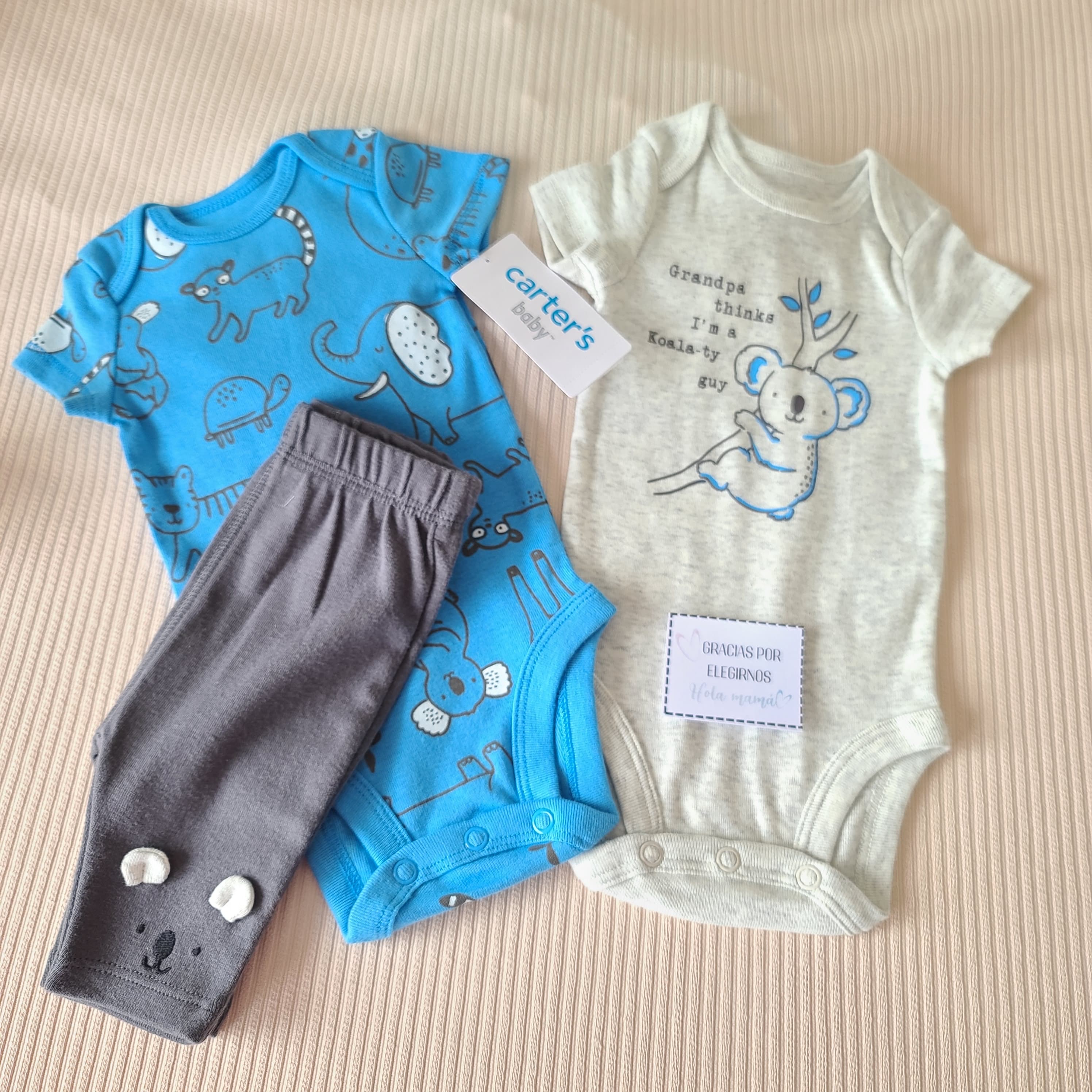 Conjunto 3 Piezas Koala