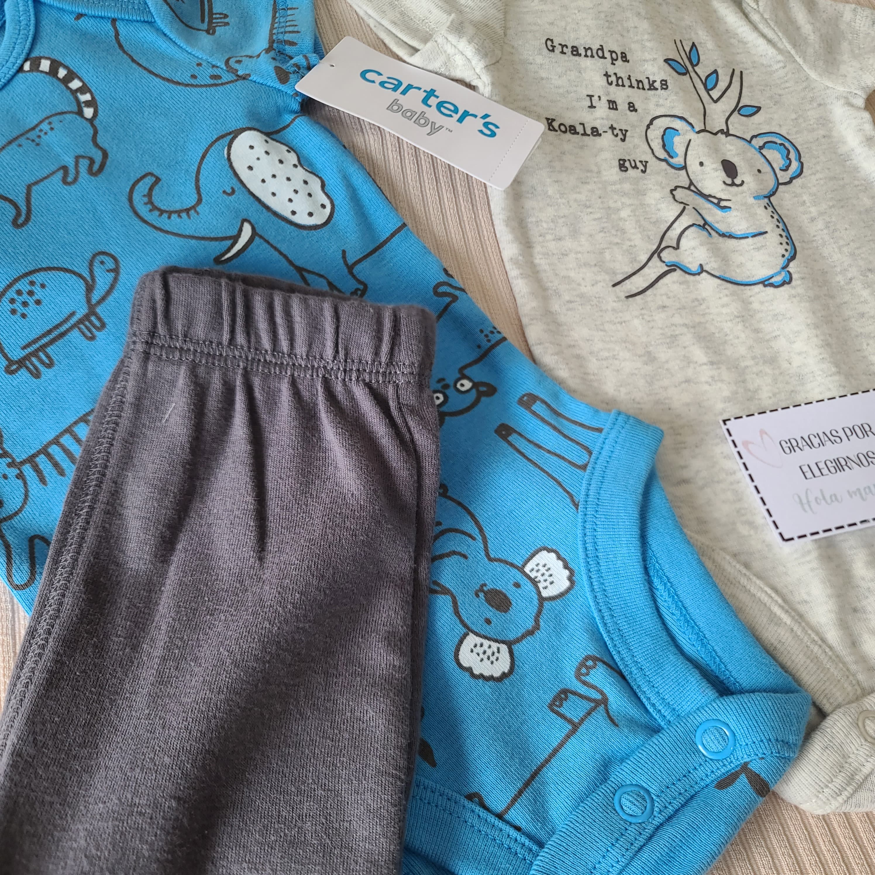 Conjunto 3 Piezas Koala