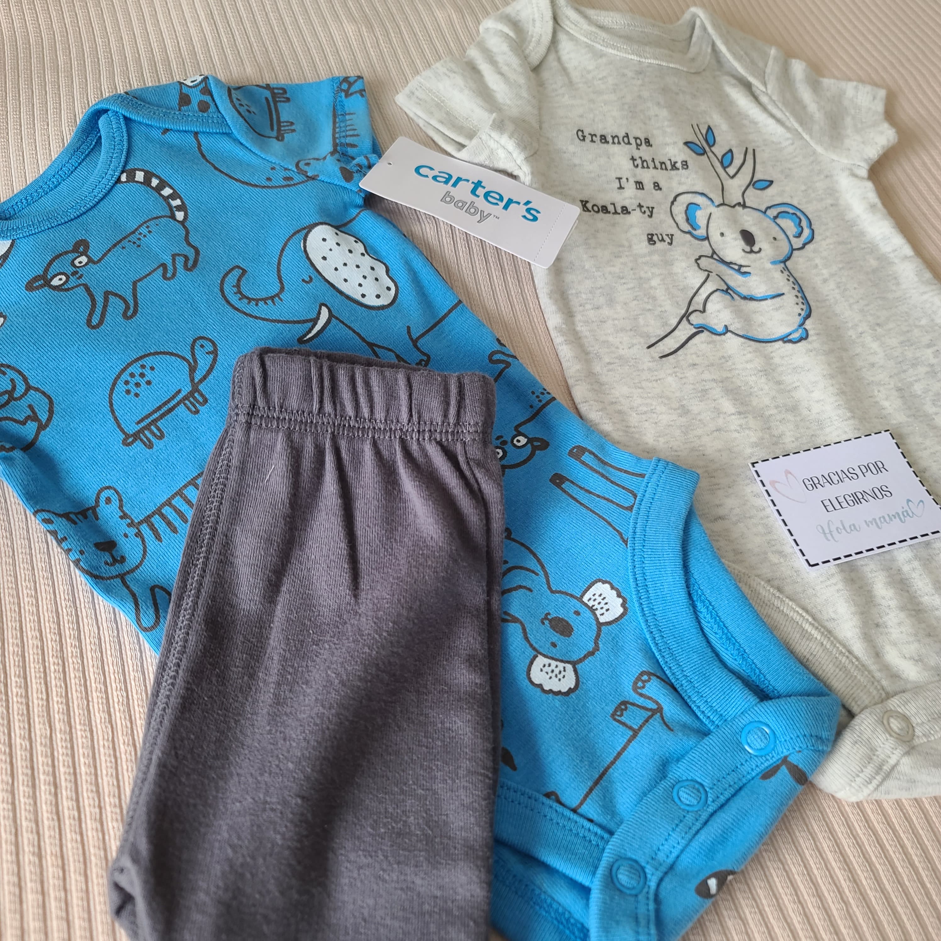 Conjunto 3 Piezas Koala