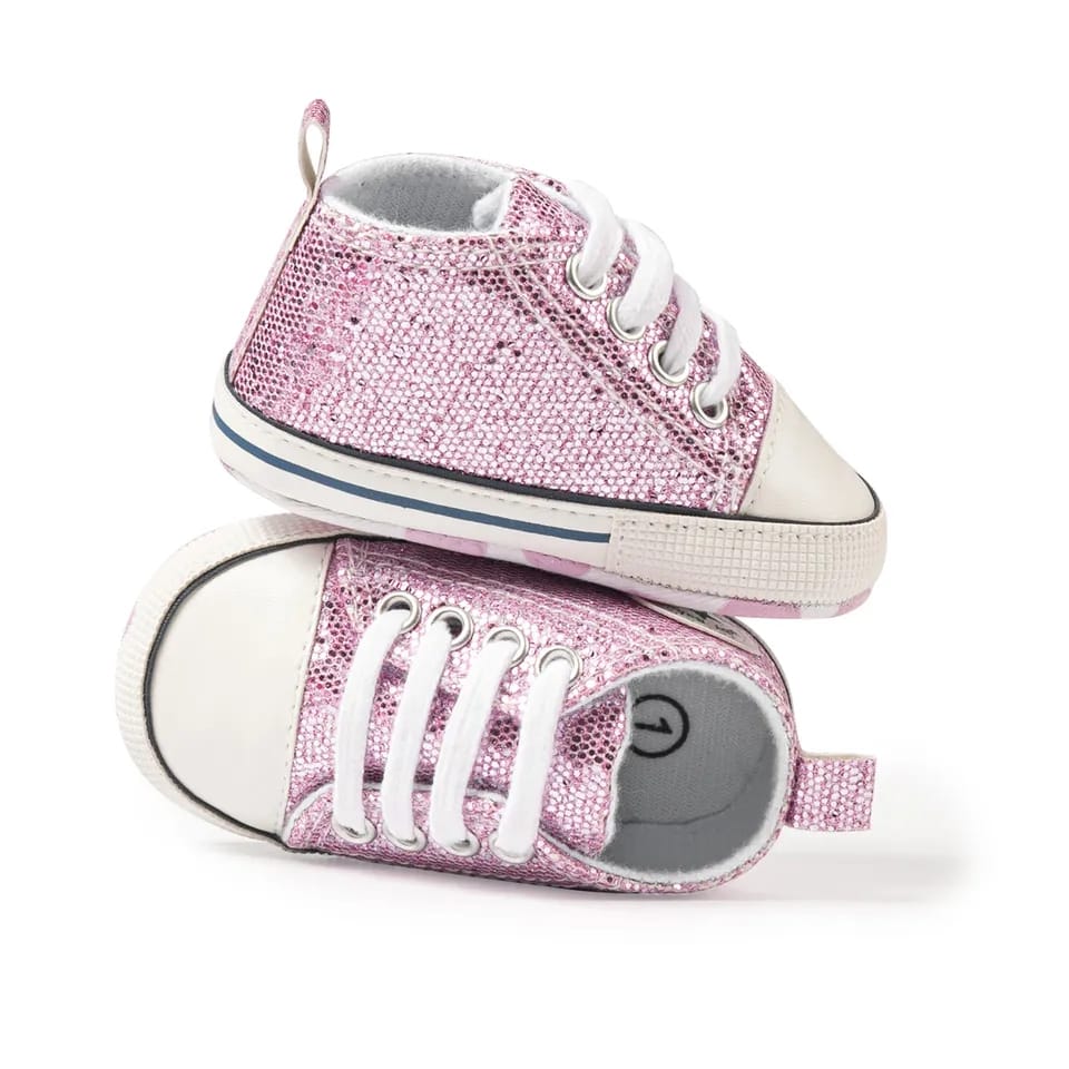 BOTAS TIPO ALL STAR BRILLO