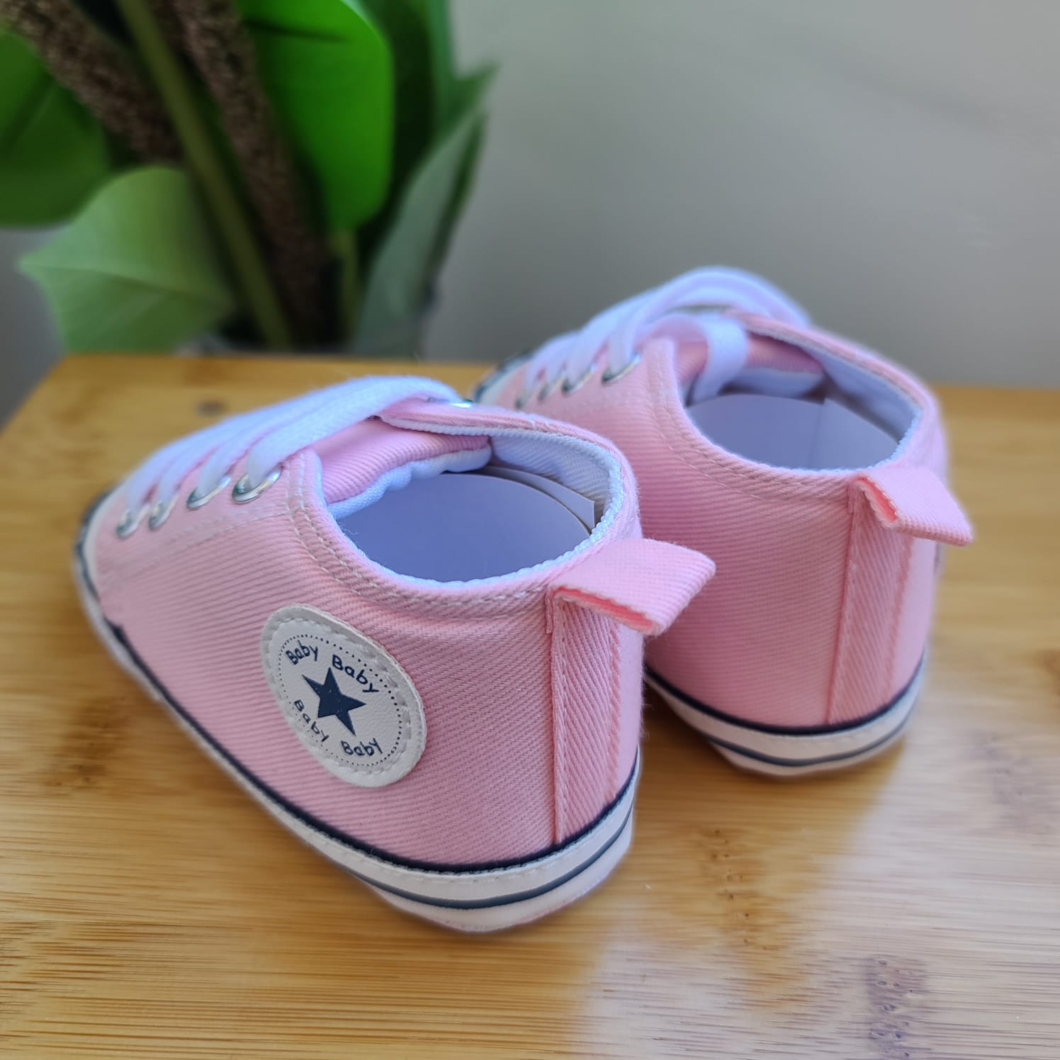BOTITA TIPO ALL STAR ROSA