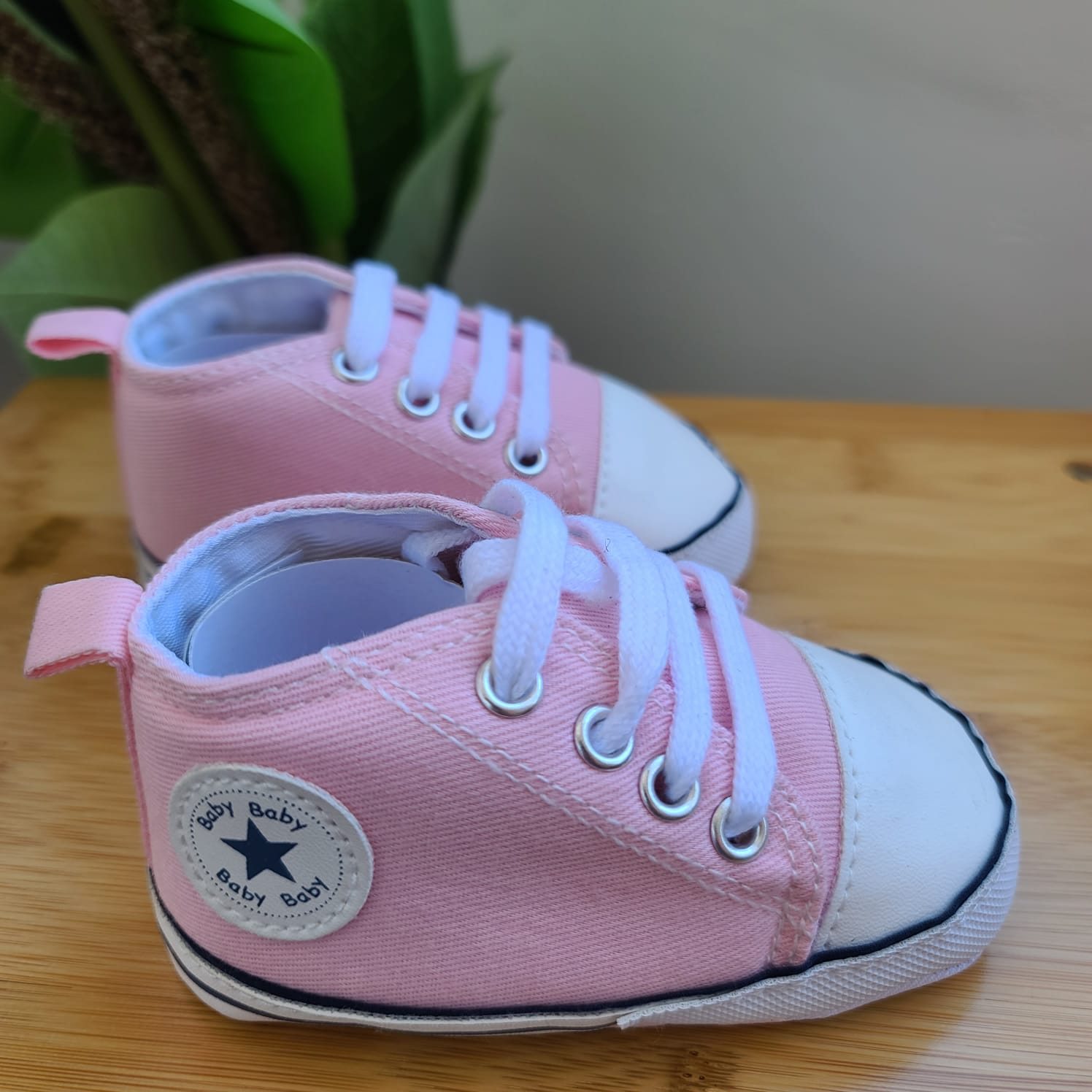 BOTITA TIPO ALL STAR ROSA