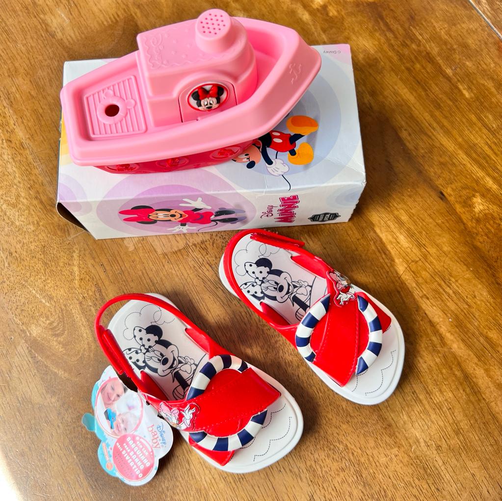 SANDALIA MICKEY MINNIE BEBE  