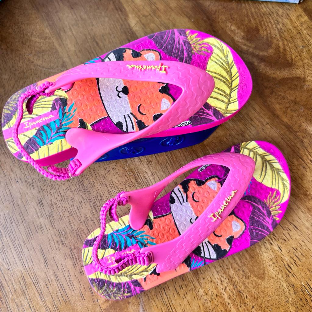 CHINELAS BEBE IPANEMA TIGRE