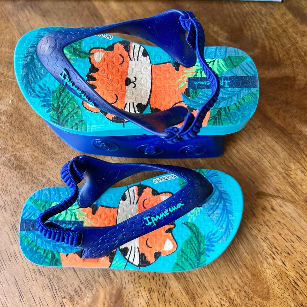 CHINELAS BEBE IPANEMA TIGRE