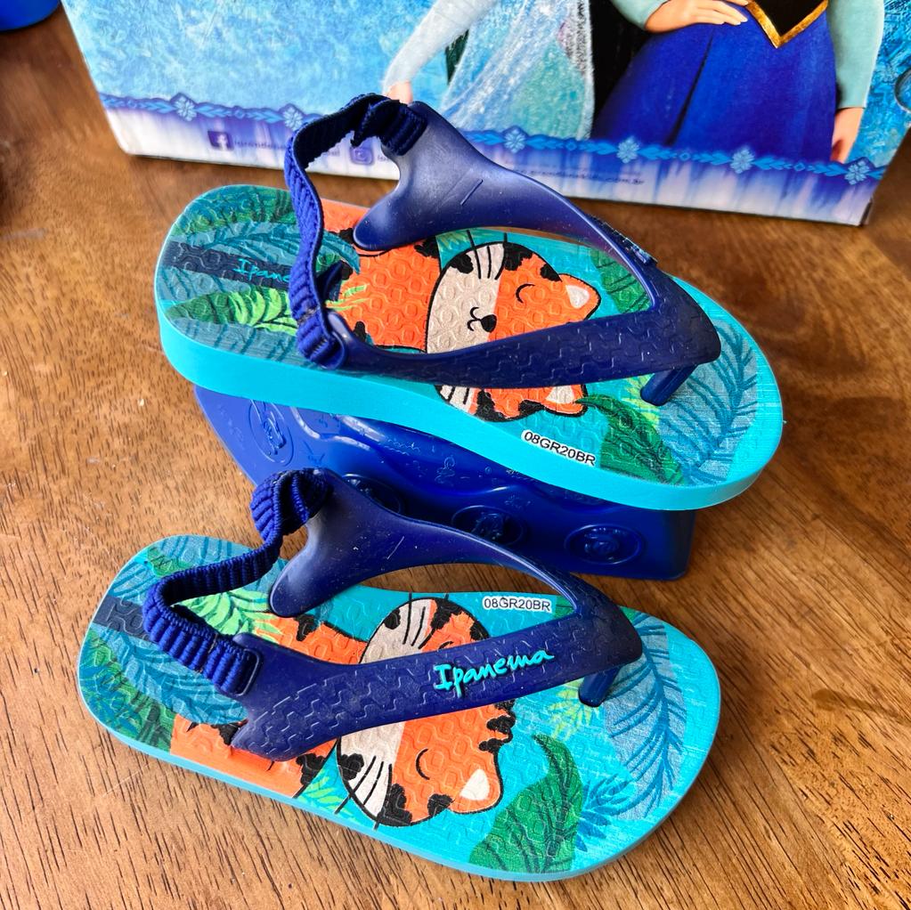 CHINELAS BEBE IPANEMA TIGRE