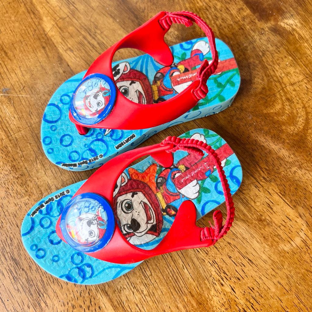 CHINELAS BEBE IPANEMA PAW PATROL
