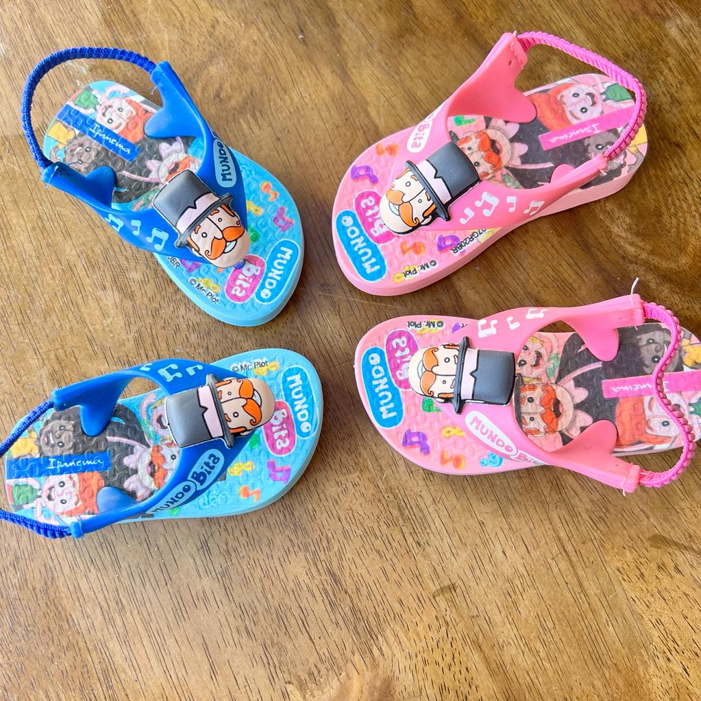 CHINELAS BEBE IPANEMA MUNDO BITA