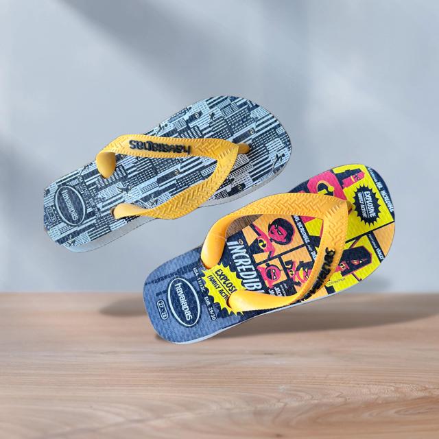 CHINELAS HAWAIANA LOS INCREIBLES