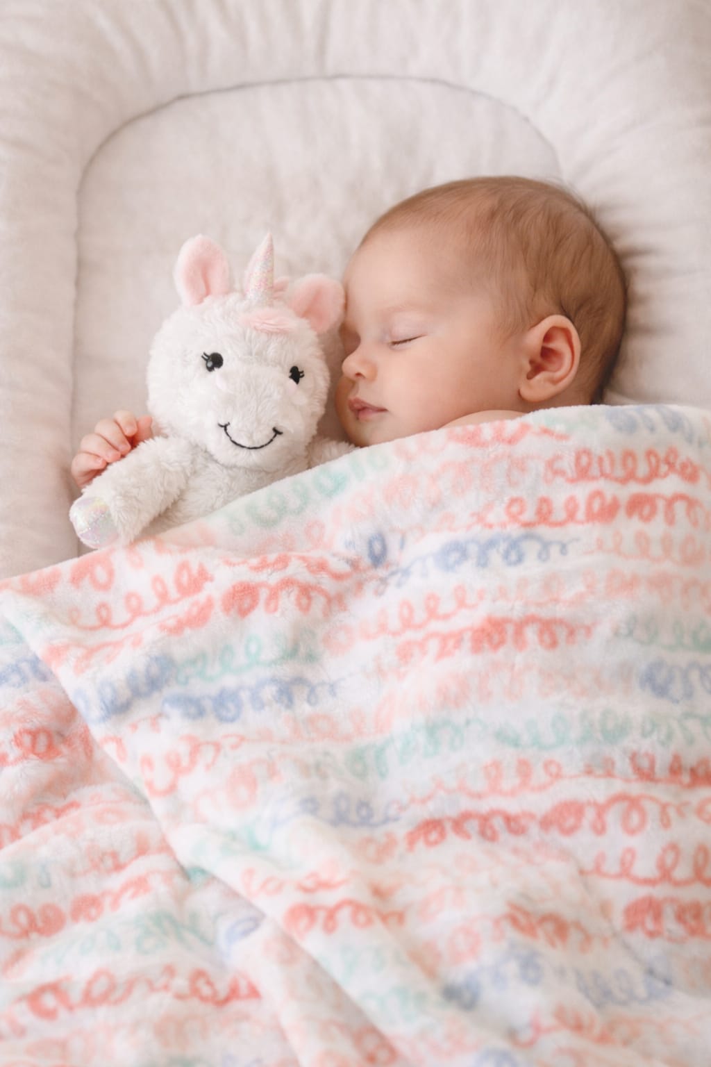 Manta Suave Bebé + Apego Unicornio