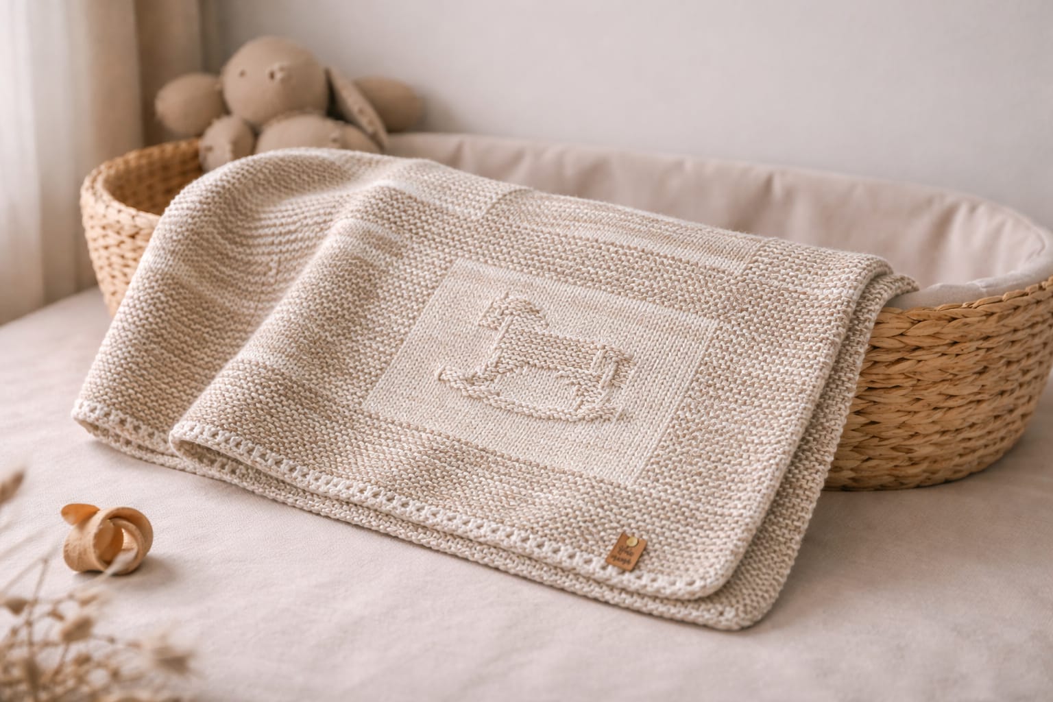 REBOZO TEJIDO CABALLITOS