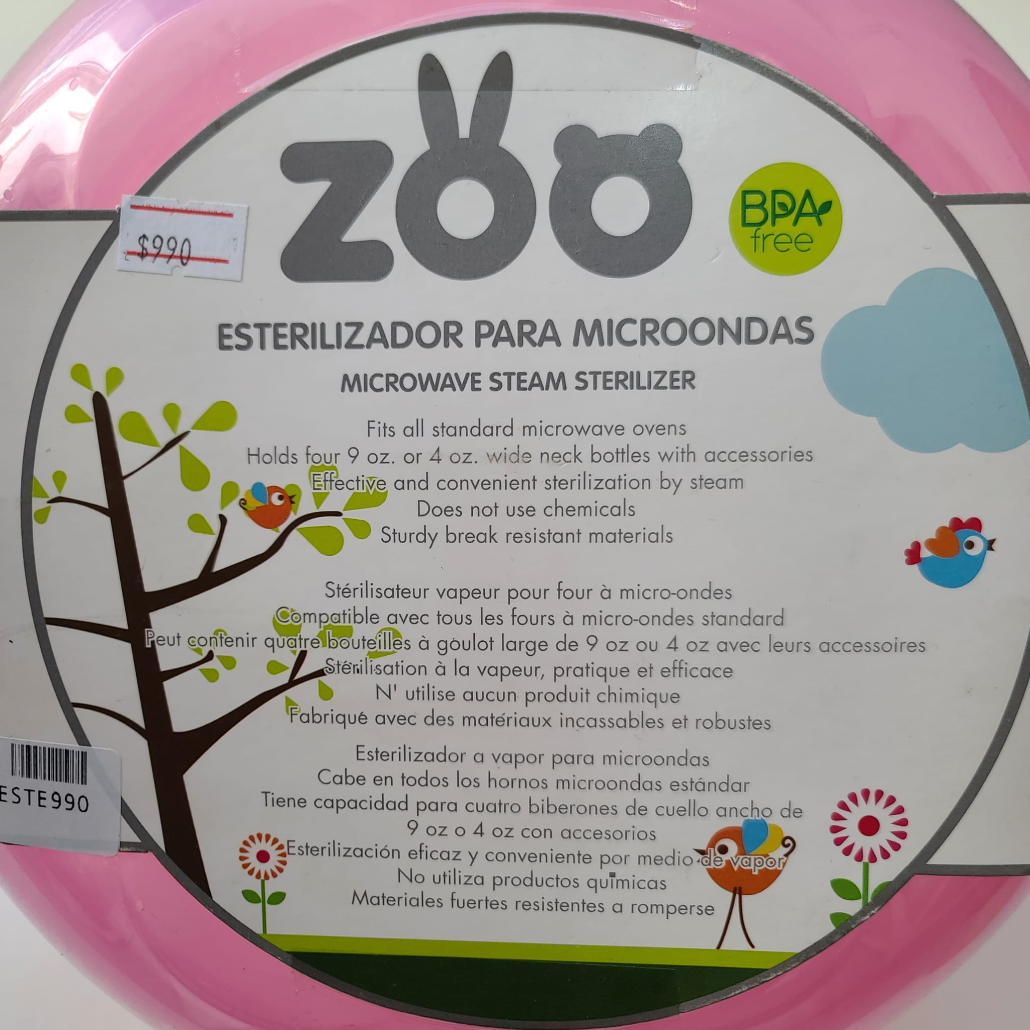 Esterilizador p/ microhondas