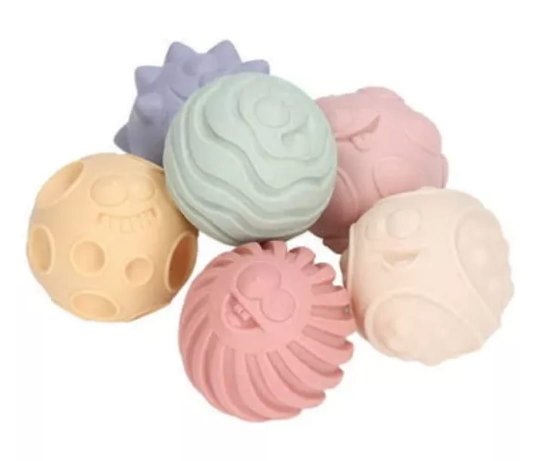 Set de pelotas sensoriales para baño