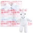 Manta Suave Bebé + Apego Unicornio