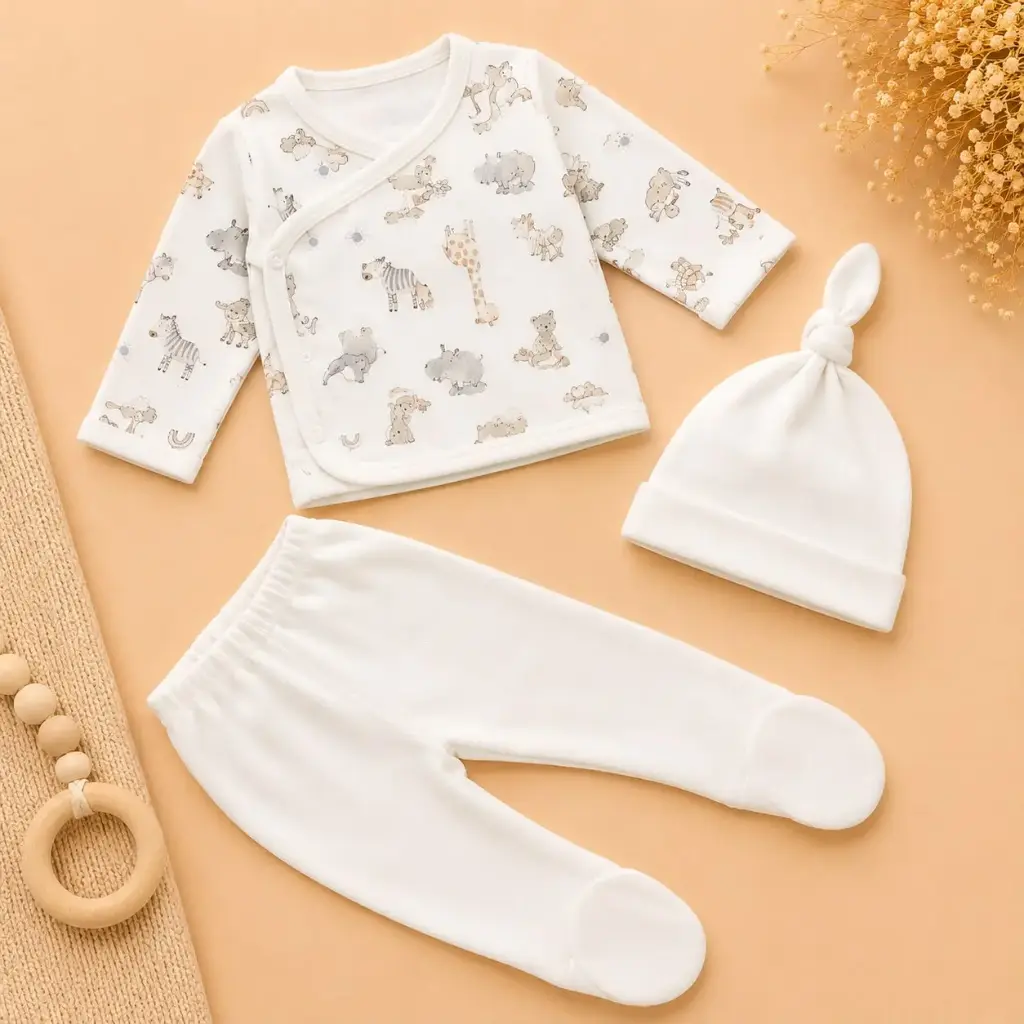 CONJUNTO 3 PIEZAS ANIMALITOS