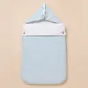 PORTA ENFANT EN ALGODON CELESTE CLARO