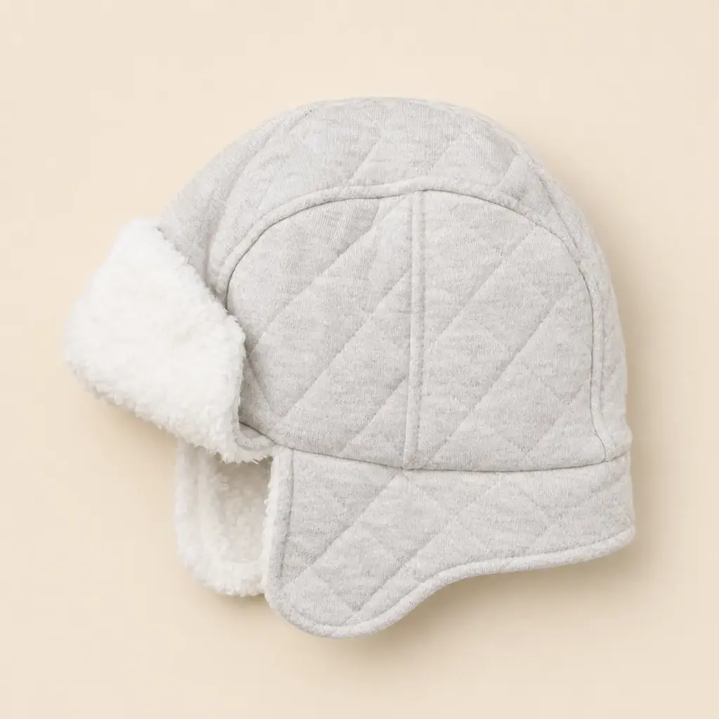 GORRO TIPO AVIADOR BEIGE
