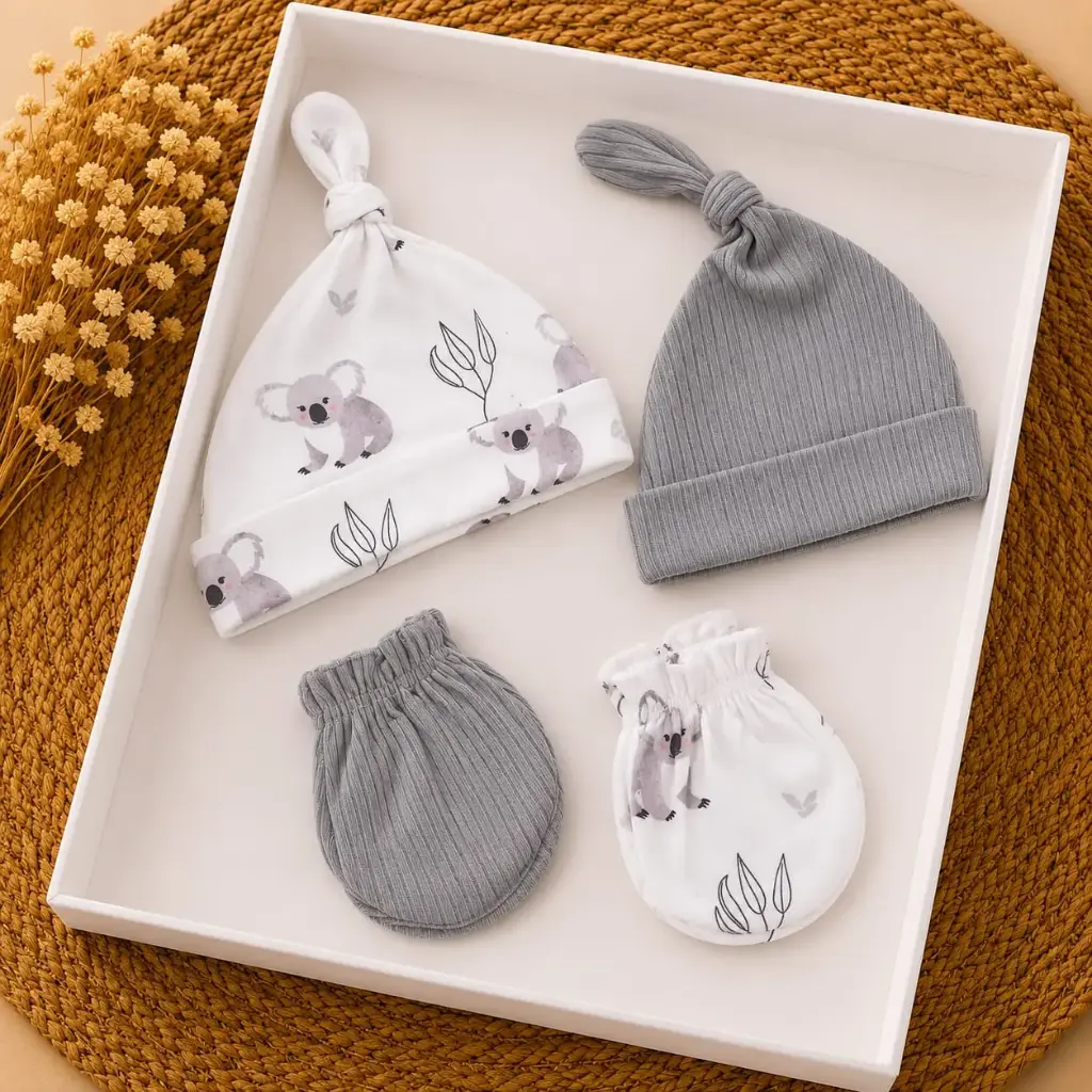 SET DE 2 GORRA Y 2 MITONES