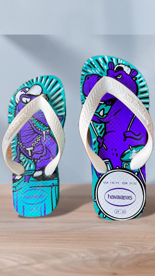 CHINELAS HAWAIANA DINO