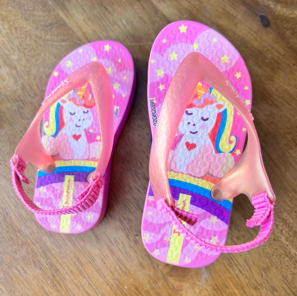 CHINELAS BEBE IPANEMA UNICORNIO