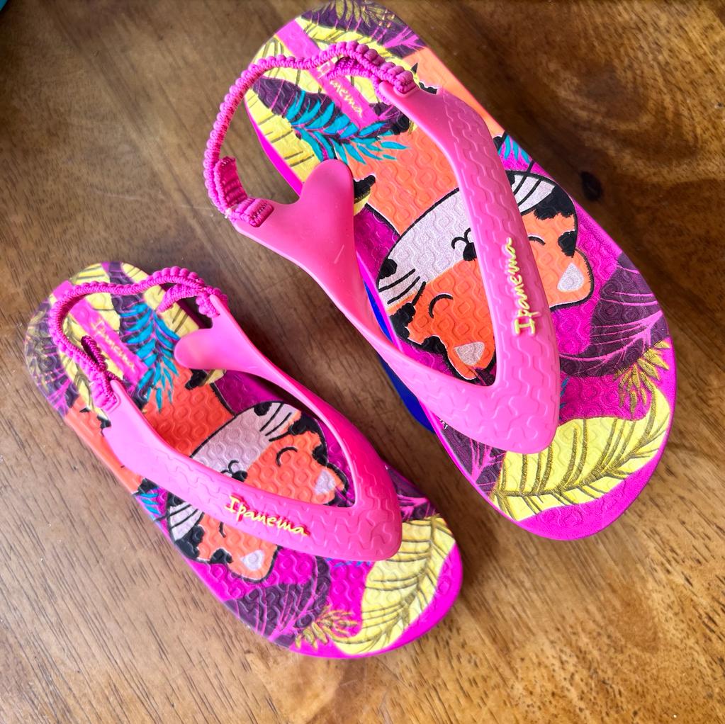 CHINELAS BEBE IPANEMA TIGRE