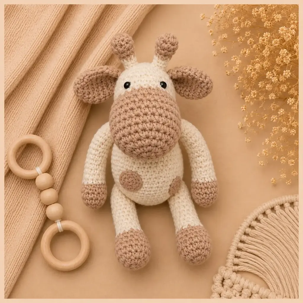 [HM-000471] MUÑECO DE APEGO JIRAFA