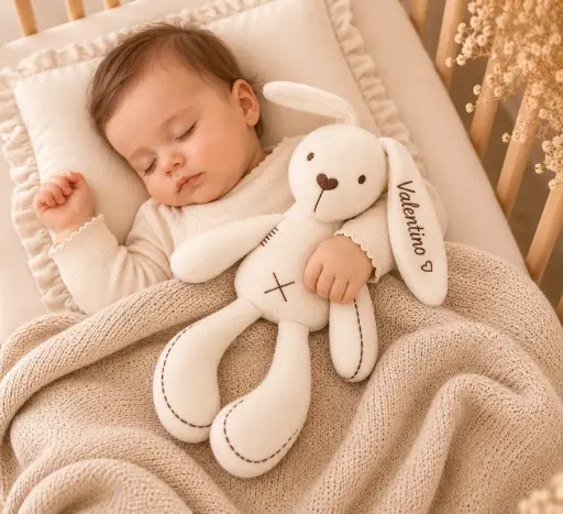 [HM-000463] MUÑECO DE APEGO CONEJO PERSONALIZABLE
