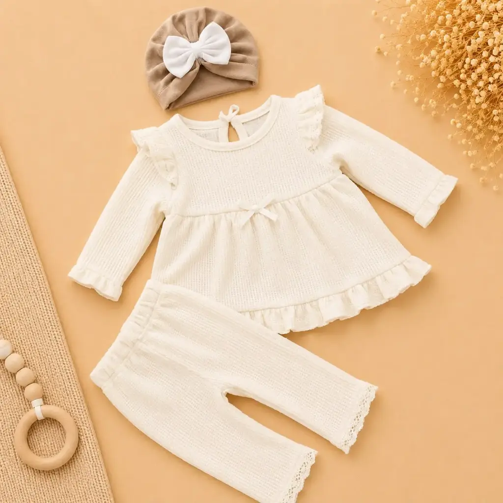 [HM-000190] CONJUNTO 3 PIEZAS VESTIDO MORELIA