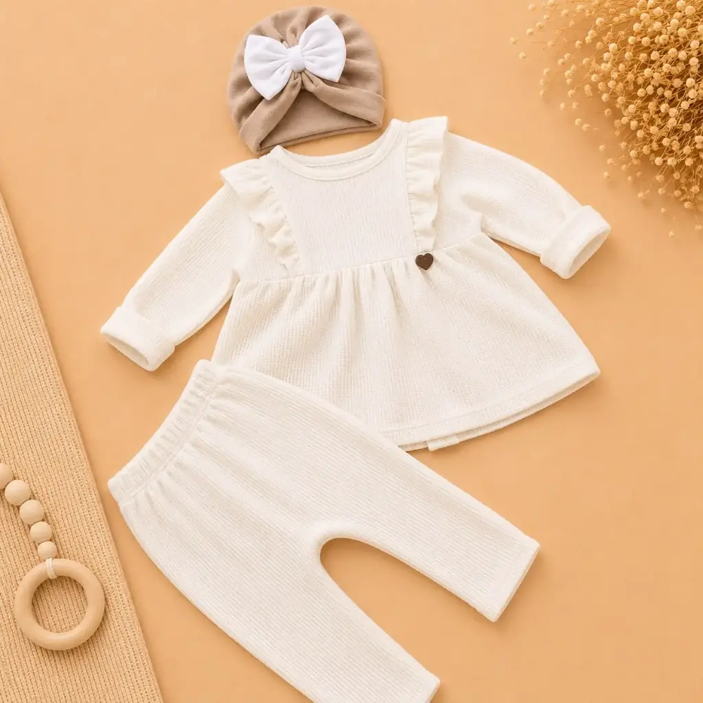 [HM-000189] CONJUNTO 3 PIEZAS VESTIDO MAIA
