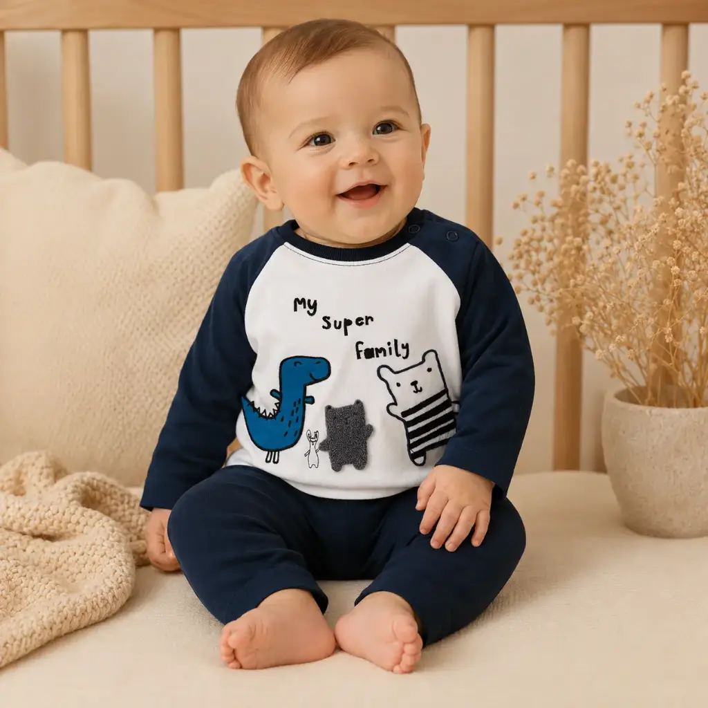 [HM-000777] REMERA DINO FRIENDS