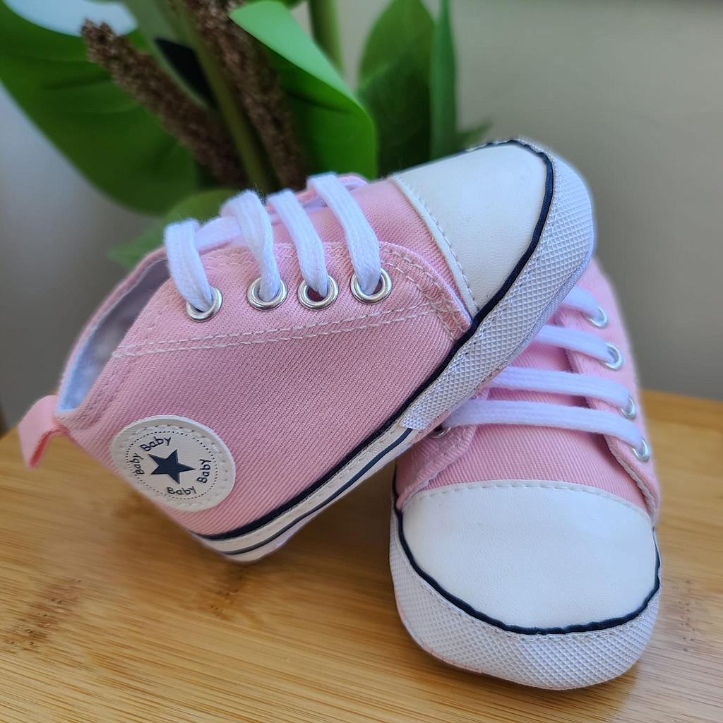 BOTITA TIPO ALL STAR ROSA