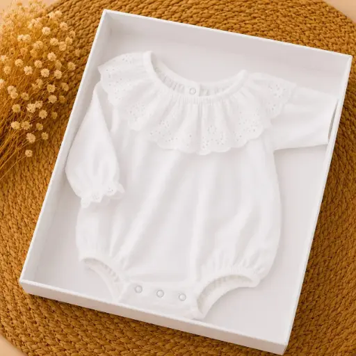 [HM-000066] BODY BRODERIE CON MANGAS